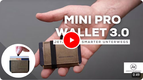 Vorschaubild Video: Wie viel passt ins A&K MINI Wallet?