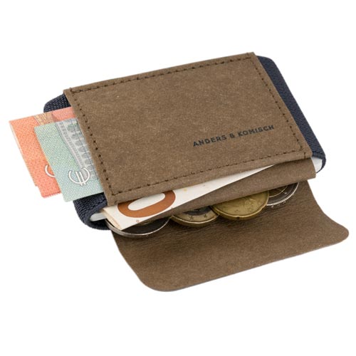 smart wallet mit Münzfach für 1- 12 Karten und Scheine