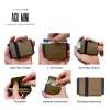 Small wallet with coin compartment for ladies for cards, bills and small change.