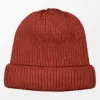 merino beanie in rost