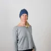 Mütze glatt aus 100% Merino-Schurwolle