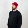 Hat / Beanie (smooth) made of 100% merino wool
