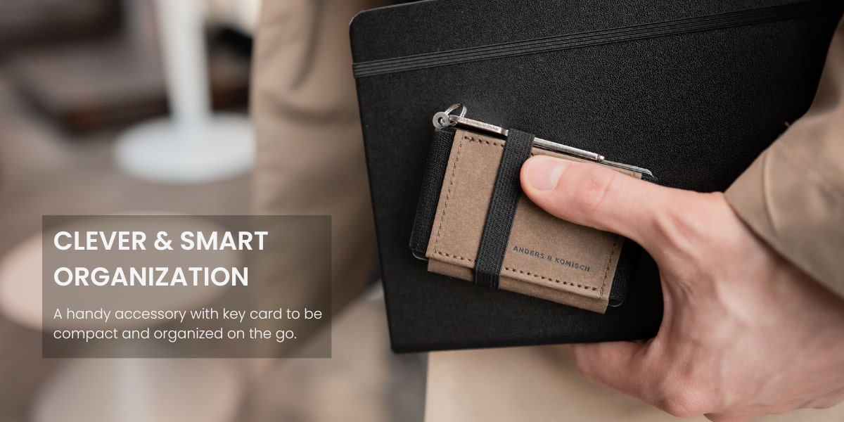 Slim wallet coin pocket I Unique design from Berlin