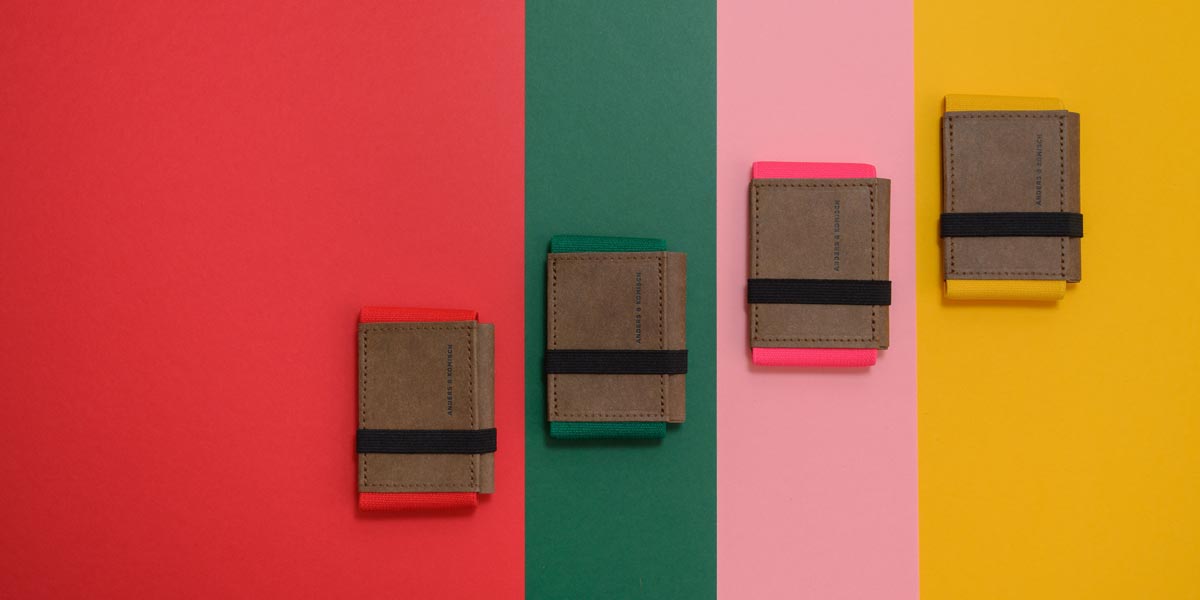 Mini Geldbeutel A&K MINI in hellen Farben