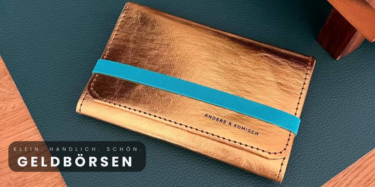 Kompakte Geldbörse für Frauen – stilvoll, leicht und ideal für Karten, Scheine und Münzen.